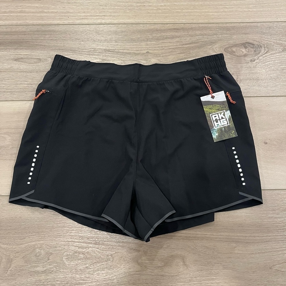 Alaska Hardgear AKHG Duluth Outer Limit 3" Shorts with Liner Size Large L Black